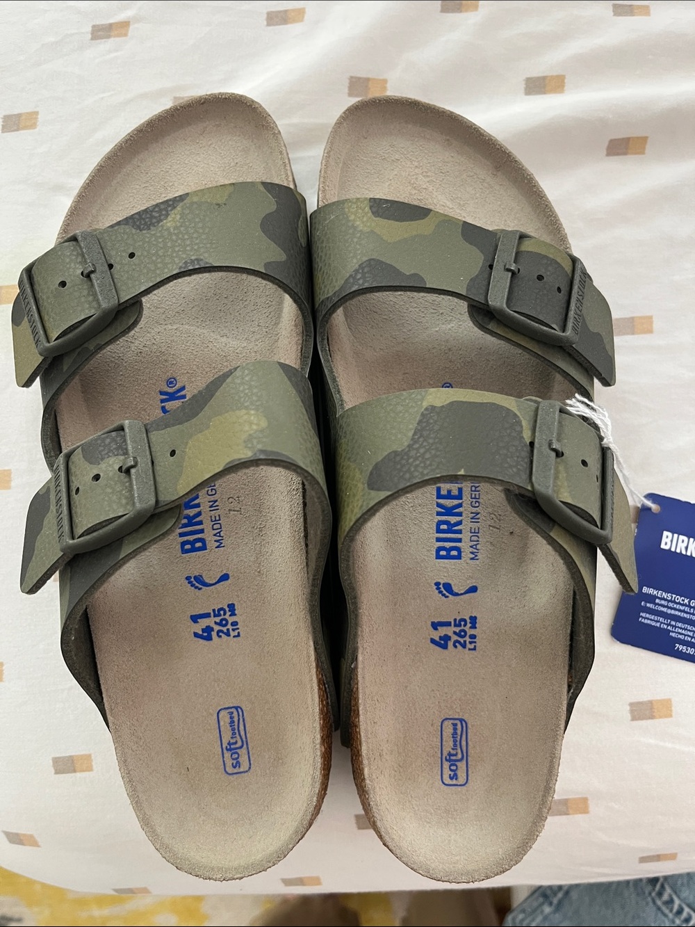 Birkenstock Arizona Sandals Soft Footbed NWT 41